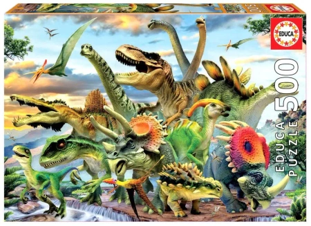 Puzzle 500 Dinozaury 109629 - Educa
