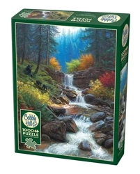 Puzzle 1000 Górski wodospad G3 - Cobble Hill