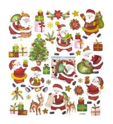 Naklejki mikołaje 32szt - Dalprint dpCraft