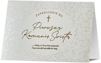 Zaproszenie Komunia (5szt) - Pan Dragon