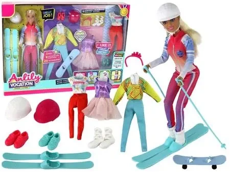 Lalka Anlily sport + akcesoria - Leantoys