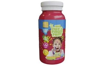 Farba dla malowania palcami czerwona 250ml - Boti