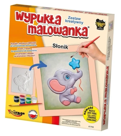 Wypukła Malowanka - Mały Słonik - Mirage Hobby