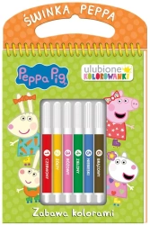 Peppa Pig. Ulubione kolorowanki 3. Zabawa kolorami - praca zbiorowa