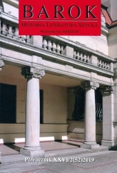 Barok. Historia-Literatura-Sztuka, nr 52, 2019 - praca zbiorowa