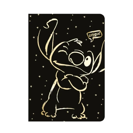 Zeszyt A5 32k.kratka Disney Gold kratka Stitch wzór 3 - PATIO