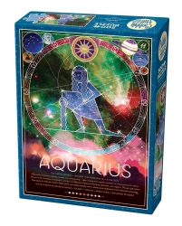 Puzzle 500 Znaki zodiaku Wodnik 112280 - Cobble Hill