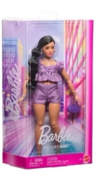 Barbie Deluxe Style Lalka Fioletowy top i szorty - Mattel