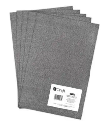 Filc poliestrowy A4 grey 5szt - Dalprint