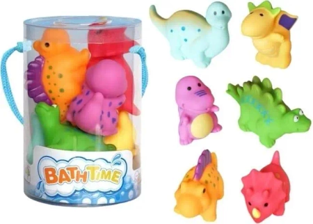 Dinozaury do kąpieli 6szt - Merkpol