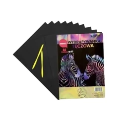Wydrapywanka tęczowa A4 10 arkuszy WZ-07 - Penword