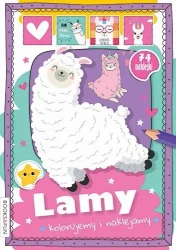 Kolorujemy i naklejamy. Lamy - praca zbiorowa