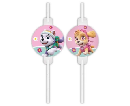 Rurki papierowe z medalionem Paw Patrol 4szt - Godan