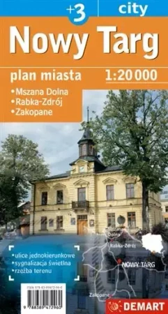 Nowy Targ/Zakopane plus 3 - plan miasta Demart - Opracowanie zbiorowe