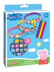 Zestaw do robienia bransoletek z charmsami Świnka Peppa - Totum