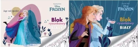 Blok rysunkowy A4/20K biały Frozen - Beniamin