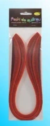 Paski do quillingu 5mmx50cm czerwone 100szt - Galeria Hobby