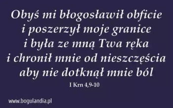 Magnes na lodówkę. Obyś mi błogosławił obficie...