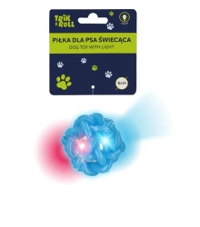 Piłka dla Psa świecąca niebieska
