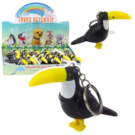 Brelok do kluczy tukan led - Leantoys