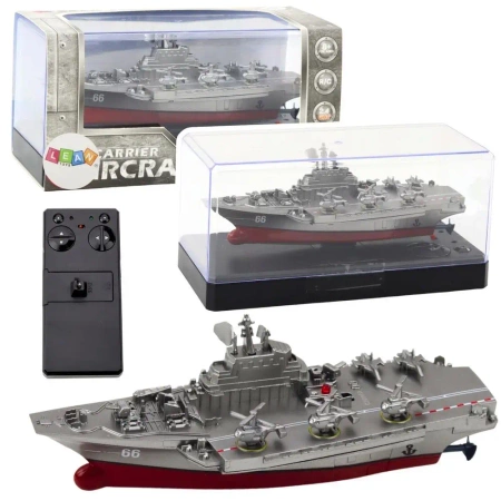 Statek militarny RC 15cm - Leantoys