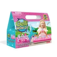 Zestaw do tworzenia gelli z figurkami i tacą Gelli Worlds Fantasy Pack 3+, Zimpli Kids - Zimpli Kids