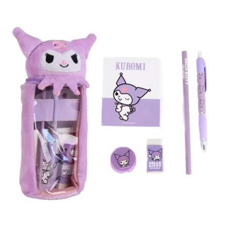 Akcesoria szkolne z piórnikiem Hello Kitty Kuromi - Artesania Cerda