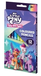 Kredki ołówkowe trójkątne My Little Pony 12 kolorów - ASTRA art-pap