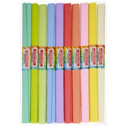 Bibuła marszczona pastel mix (10szt) - STARPAK