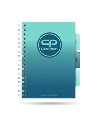 Kołozeszyt A5 100k kratka PP Coolpack gradient blue lagoon - PATIO