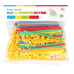 Klocki konstrukcyjne słomki 220el - Askato