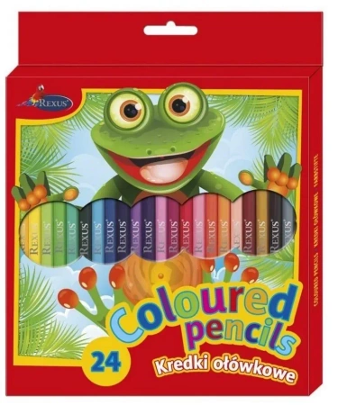 Kredki drewniane 24 kolory - Beniamin