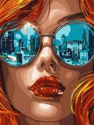 Malowanie po numerach - Krajobraz Londynu 30x40cm - Ideyka