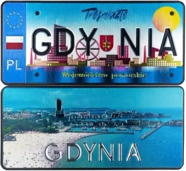 Magnes I love Poland Gdynia ILP-MAG-C-GDY-27 - Pan Dragon