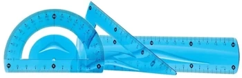 Zestaw geometryczny niebieski BL010-NK - Tetis