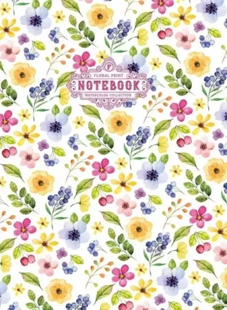 Notatnik ozdobny 64 strony kratka Kwiaty róż - Fresh