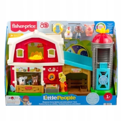 Little People Muzyczna farma Opieka nad zwierzątkami Zestaw interaktywny JGX10