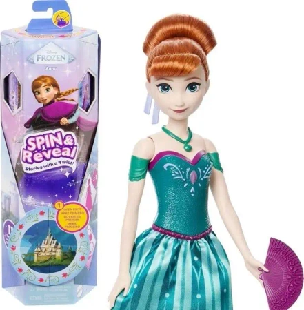 Lalka Disney Frozen Spin&Reveal Anna - Mattel