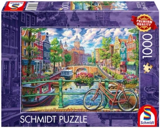 Puzzle PQ 1000 Kanał Amsterdamski - Schmidt