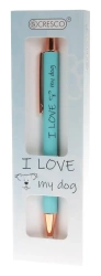 Długopis I Love My Dog w etui - Cresco