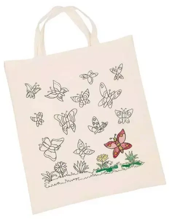 Torba do kolorowania - motylki - Goki