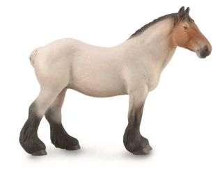 Dinozaur Dutch Draft Mare Roan - Collecta