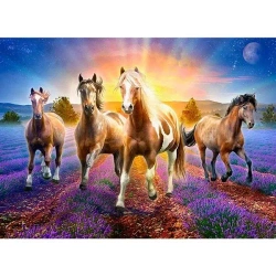 Mozaika diamentowa 5D - Konie 40x30cm - Titanum