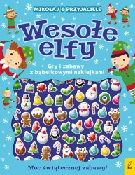 Wesołe elfy. Wypukłe naklejki - opracowanie zbiorowe