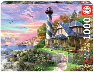 Puzzle 1000 Latarnia Morska w Rock Bay 109635 - Educa