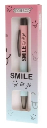 Długopis Happiness - Smile w etui - Cresco