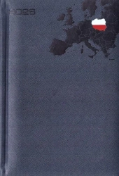 Kalendarz 2026 A5 dzienny granatowy - Evena