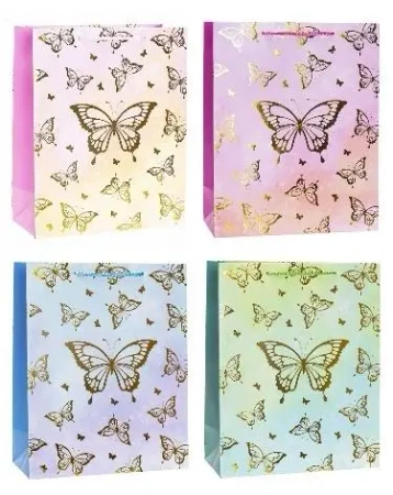 Torebka ozdobna TG 26x32x12cm mix ROZETTE