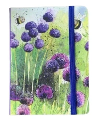 Notatnik z gumką A6 SCN20 Kwiaty czosnku - Alex Clark