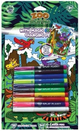 Książeczka z magicznymi mazakami Safari - Praca zbiorowa